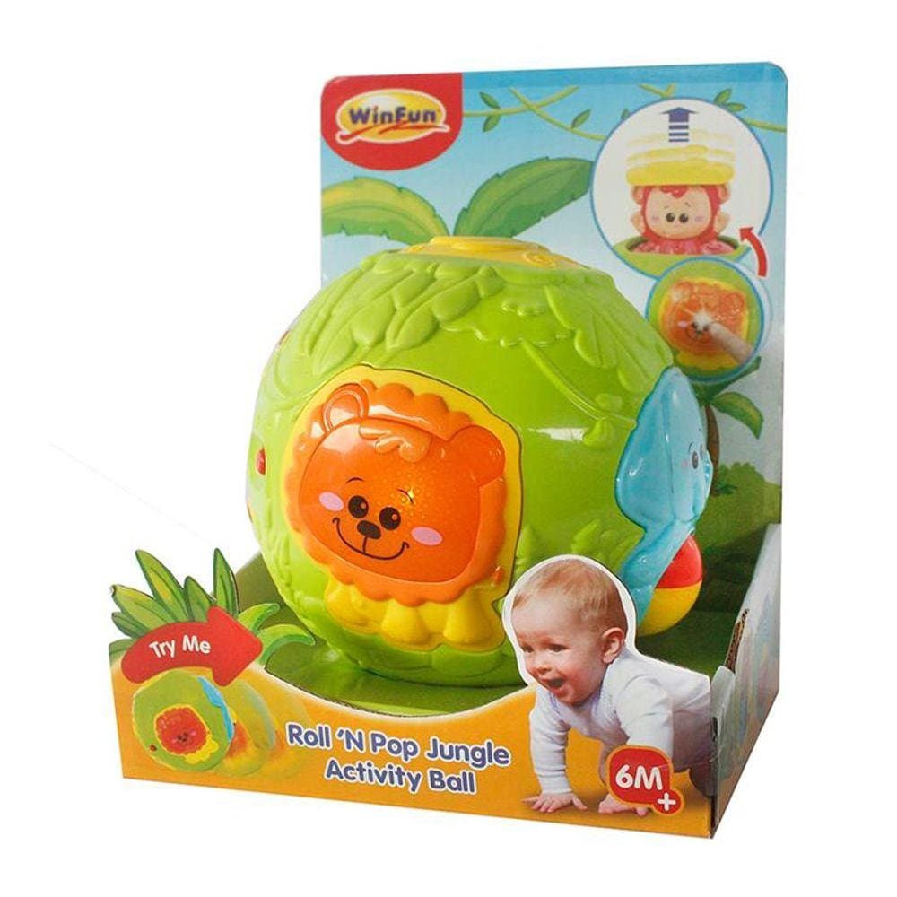 Bola Divertida Amiguinhos da Selva - Yes Toys