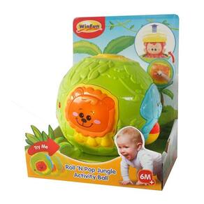 Bola Divertida Amiguinhos da Selva - Yes Toys