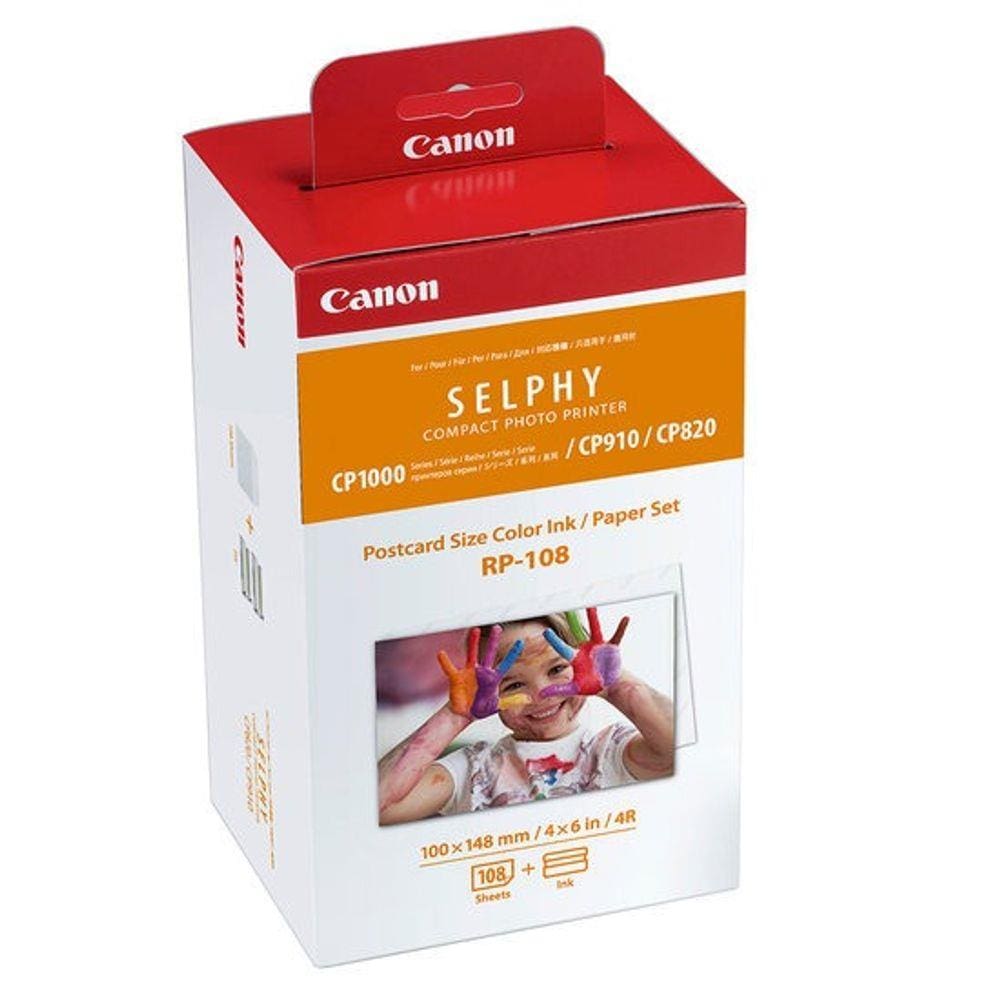 Canon Rp108 Cartucho Selphy Cp Papel + Cartucho P/ 108 Fotos