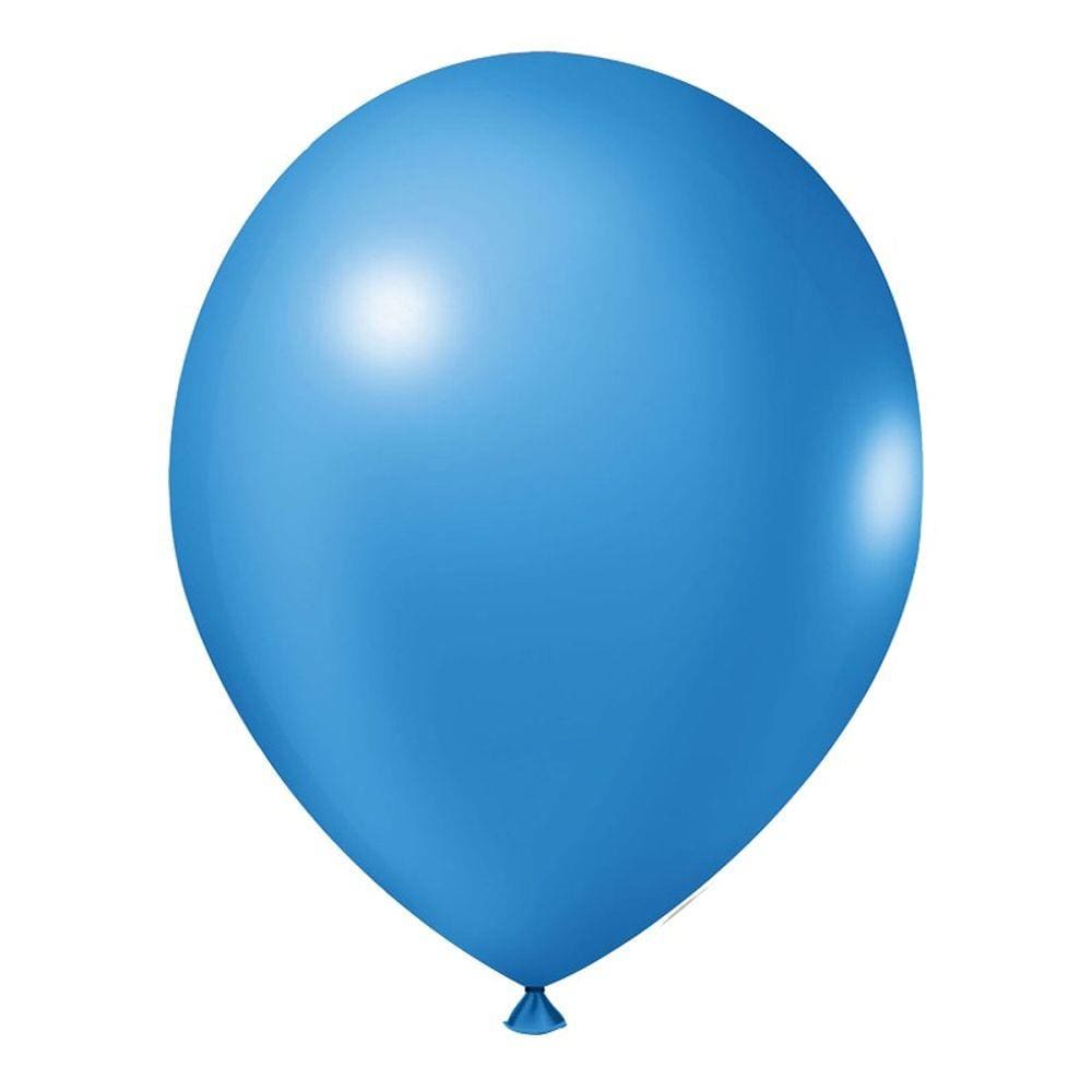 Balão de Látex Azul Celeste - 9 Polegadas - 50 Unidades