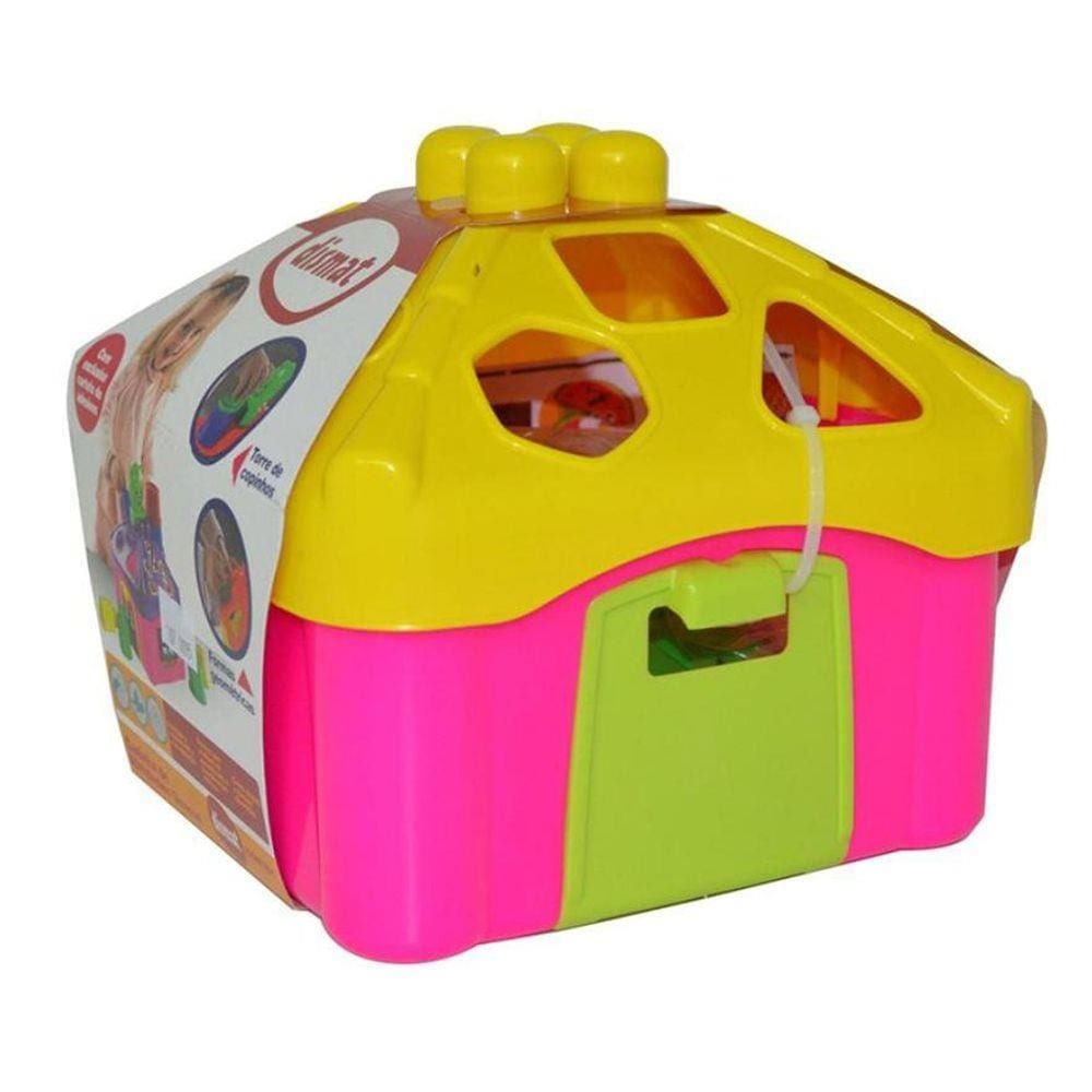 Casinha De Atividades Rosa - Dismat
