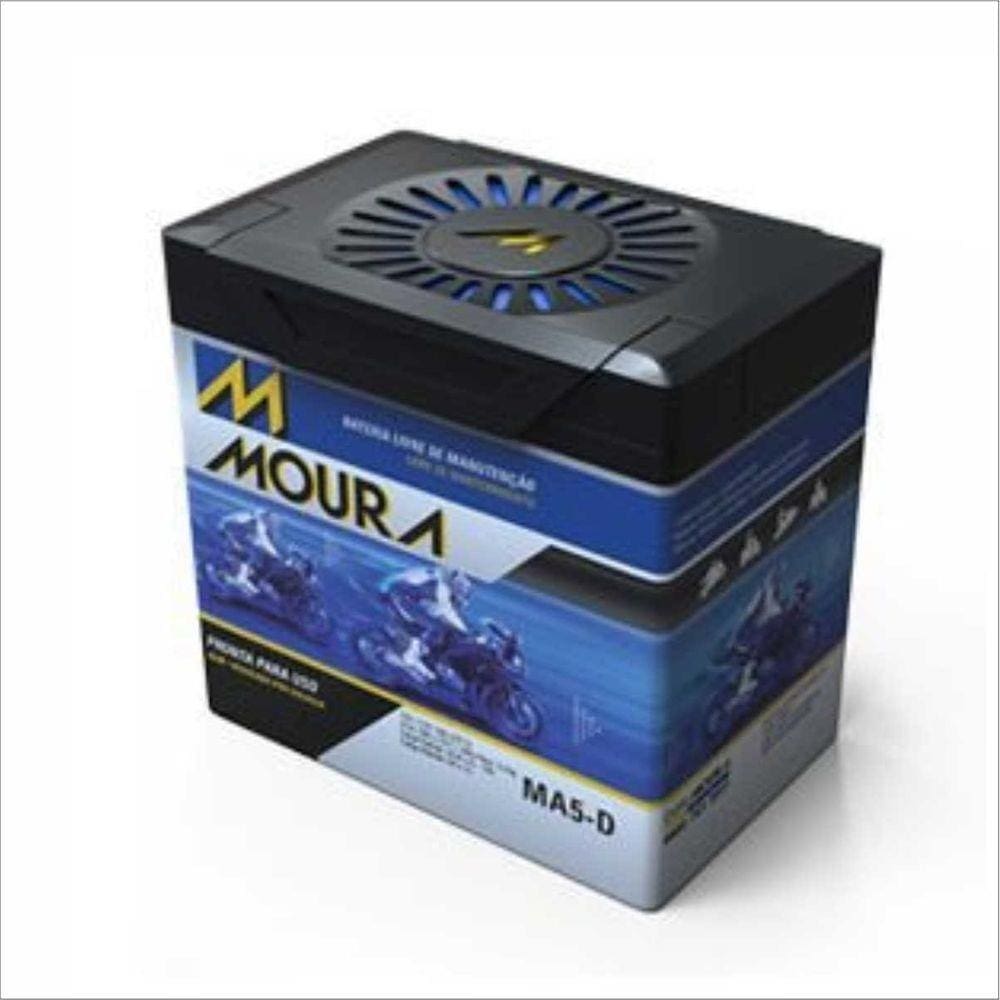 Bateria AGM Moto Moura 12V 5Ah MA5-D KSF80-A KTM 450SMR E/XC 4-STROKE M/XC EXC EXC-F XC-W XCF-W EXF