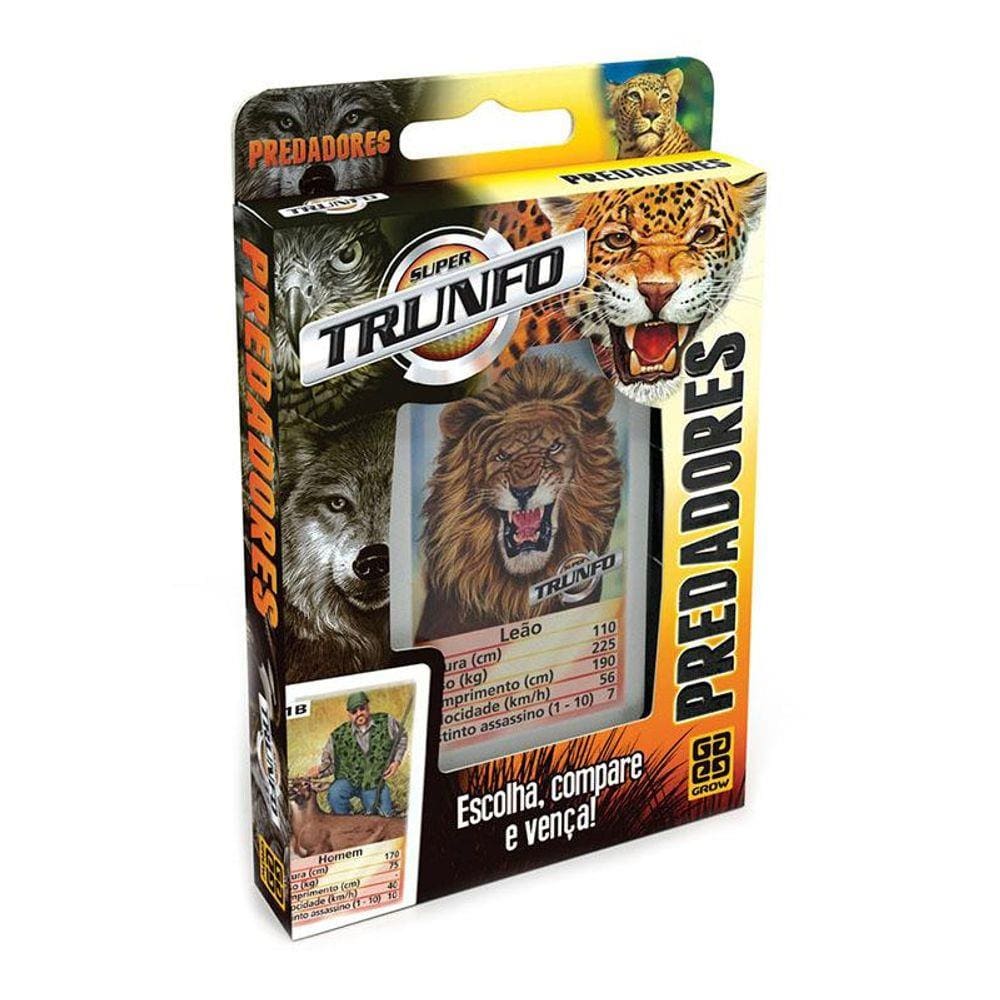 Super Trunfo Predadores - Grow