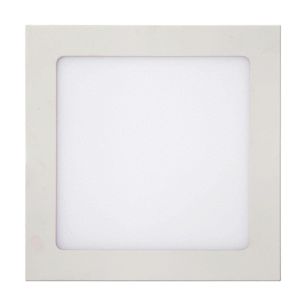 Luminária Plafon Led Sobrepor Slim 18W 6000K Quadrada Bivolt