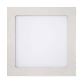 Luminária Plafon Led Sobrepor Slim 18W 6000K Quadrada Bivolt