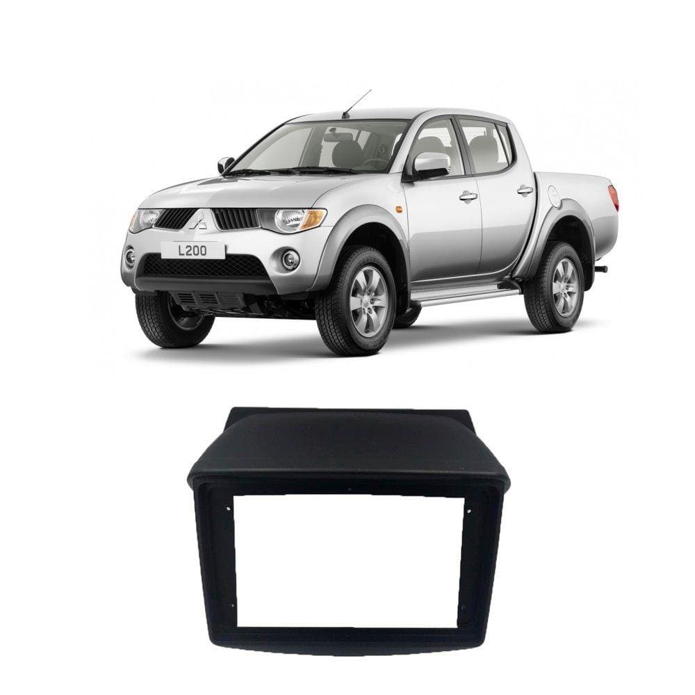 Moldura 2 din Preta Mitsubishi L200 Triton 2008 a 2015 9 Polegadas EPX9MT001