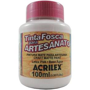 Tinta Acrilex Fosca  Artes. 250 Ml 813 Rosa Bebe