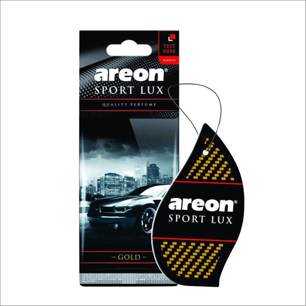 Aromatizante Areon Sport Lux Gold - Perfume Automotivo Odorizador Ouro