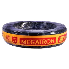 Cabo Flexível Megatron 25MMx100M Rolo 750V Preto
