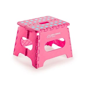 Banquinho Multiuso Dobrável Rosa Multikids Baby