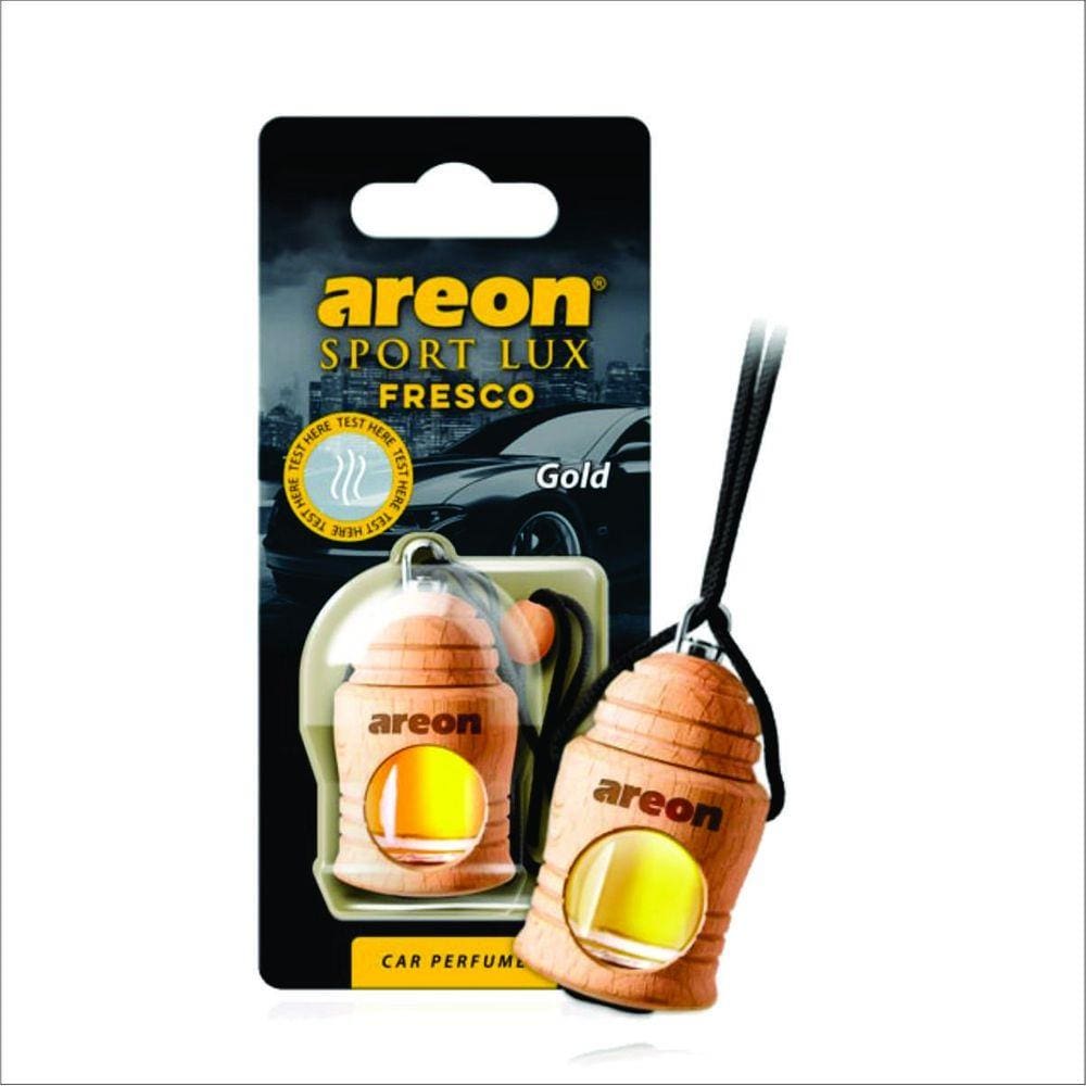 Aromatizante Areon Fresco Sport Lux Gold 4ml - Perfume Automotivo Odorizador Ouro