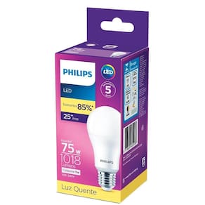 Lâmpada Led Philips 11W 1018Lumens Amarela 3K 25Mil Horas E27 Normatizada Bivolt