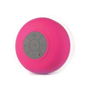 Caixa Som Banheiro Prova Dágua Bluetooth - Rosa