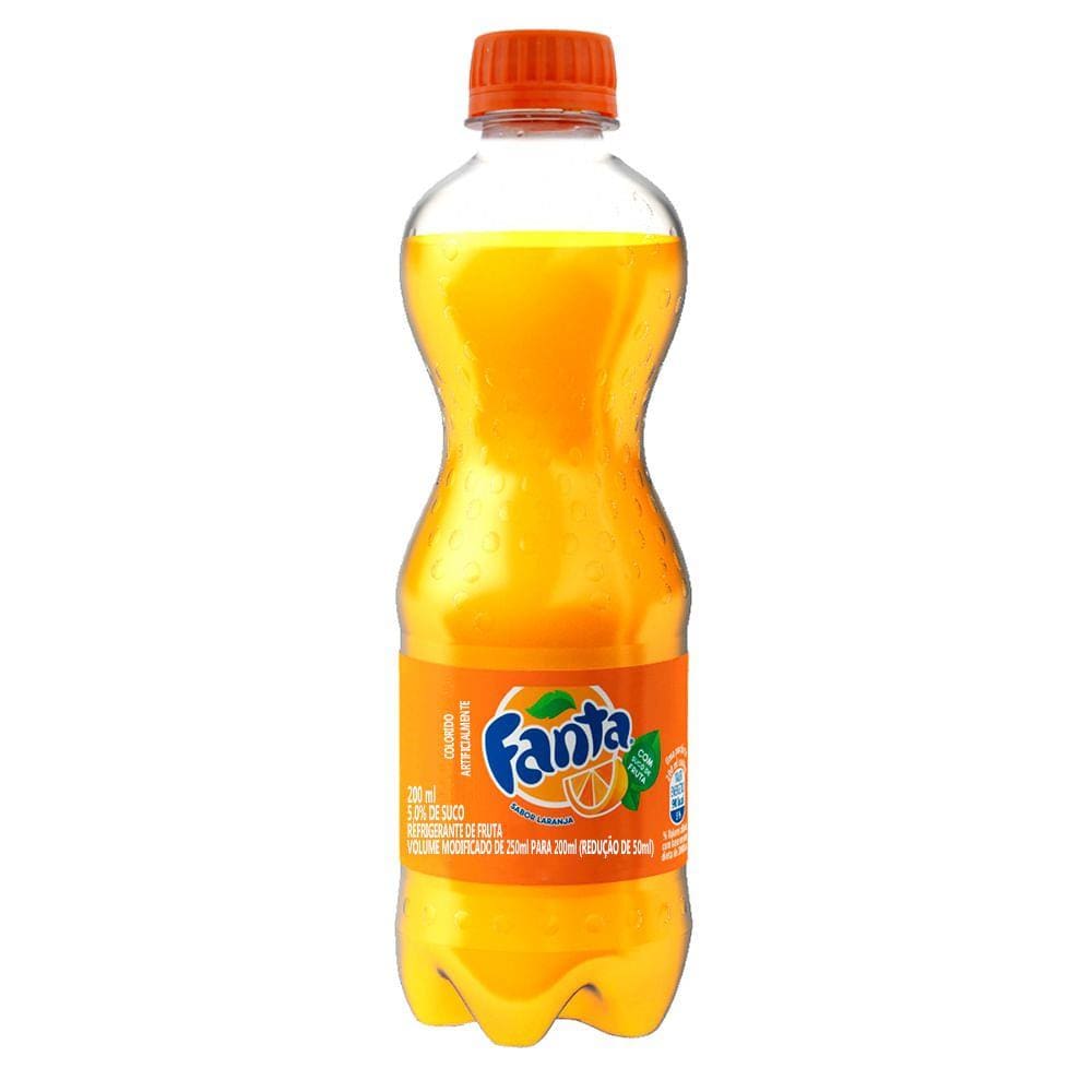 Refrigerante Fanta Laranja Pet 200ml