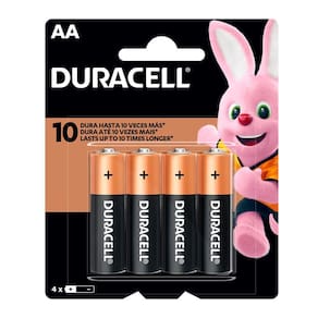 Pilha Duracell AA Alcalina 4 Unidades