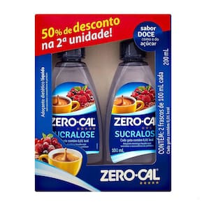 Adoçante Zero Cal Sucralose Gotas