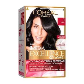 Tintura Creme Imédia Excellence L`oréal Preto 1
