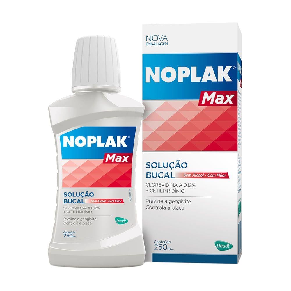 Solução Bucal Noplak Max Com Flúor Sem Álcool