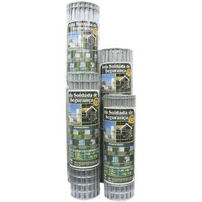 Tela Segurança Soldada Morlan 75 x 50mm Fio 2,10mm 1,50 x 25m