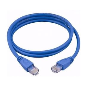 Cabo de Rede Ethernet Lan Rj45 Cat 5 Utp Azul - 5 Metros