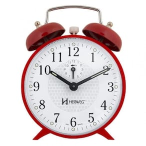 Despertador Mecânico Vintage Retro Antigo Herweg 2206-044