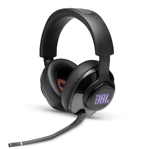 Fone de Ouvido JBL Quantum 400 Headset Gamer Over-Ear DTSX2.0 Mic Boom Flip-Up