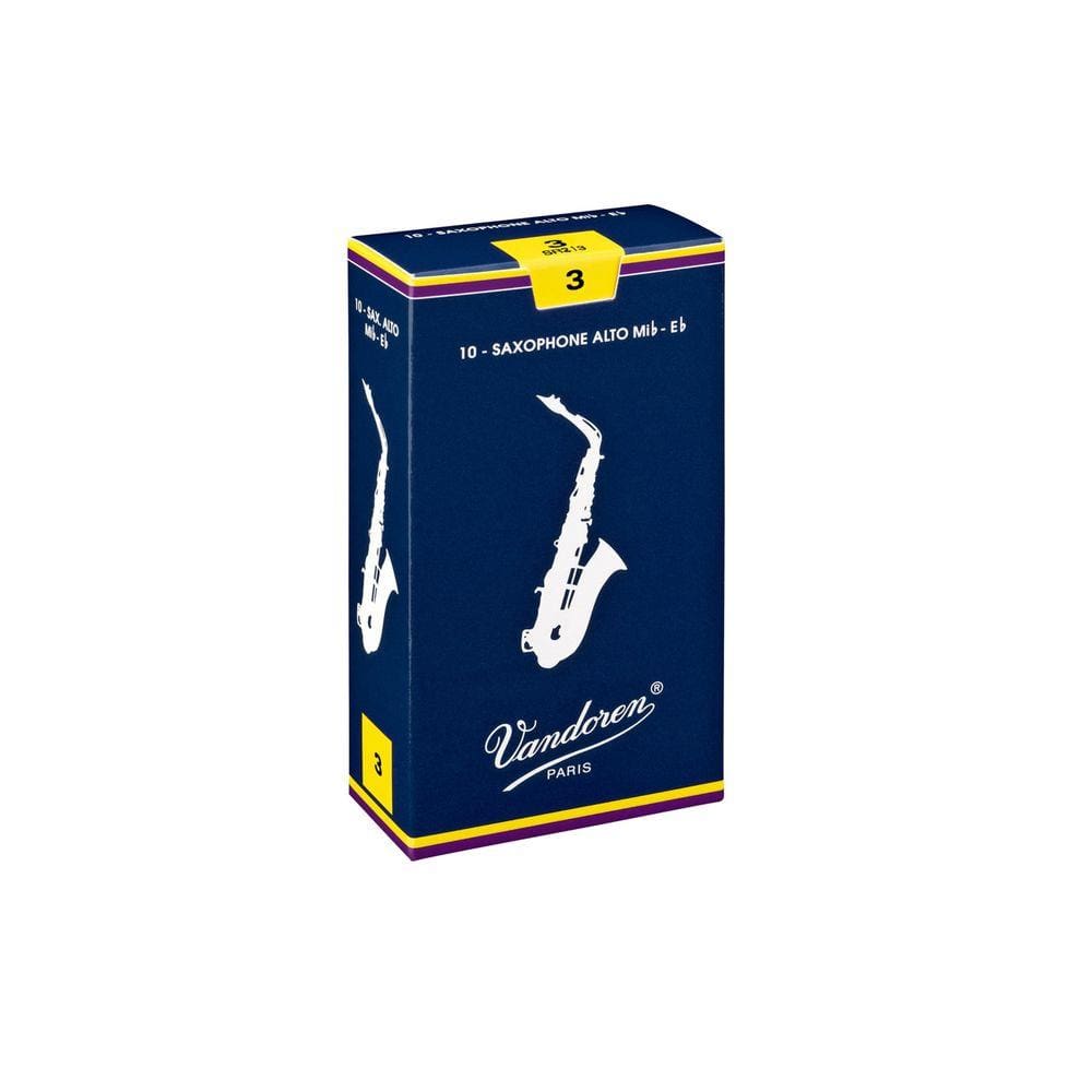 Palheta Vandoren Tradicional 3 para Sax Alto Unidade