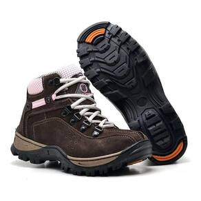 Bota Coturno Adventure Couro JNA SHOES Marrom
