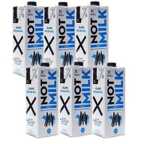 Kit 6 Unidades Leite Vegetal Not Milk Semi Desnatado 1 Litro