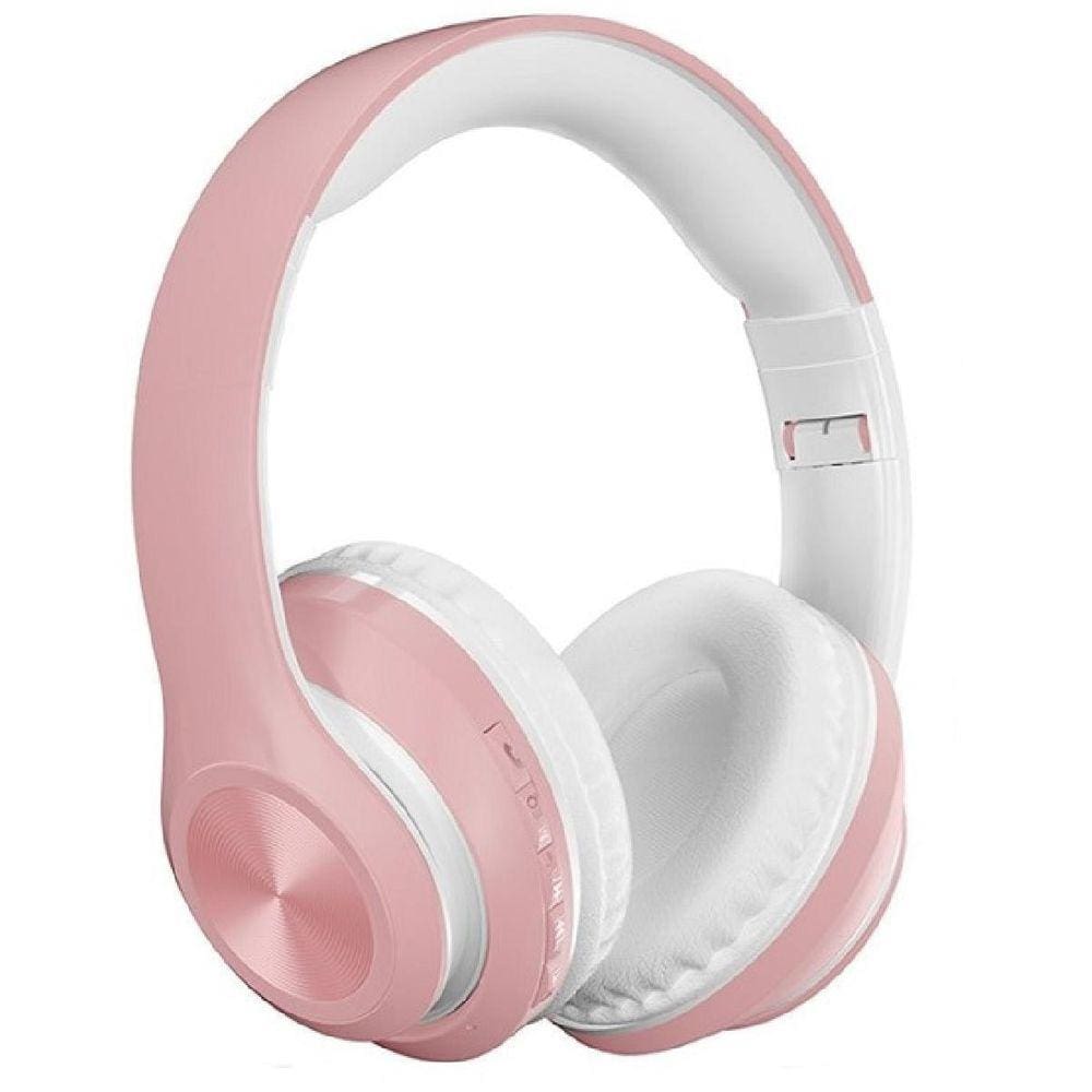Fone de ouvido bluetooth rosa | Ponto