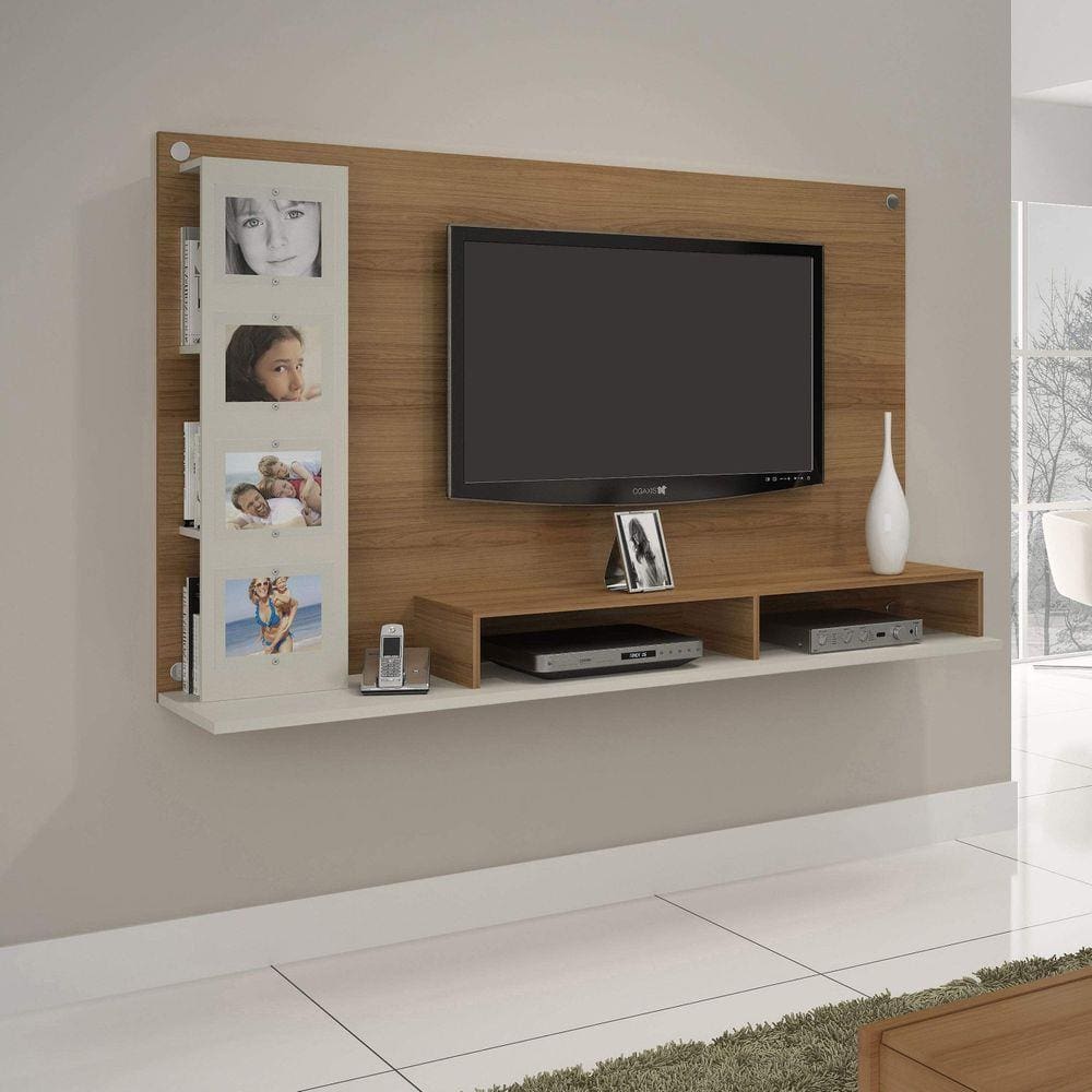 Painel para TV até 60 Polegadas Sabiá JCM Móveis Noronha/Off White