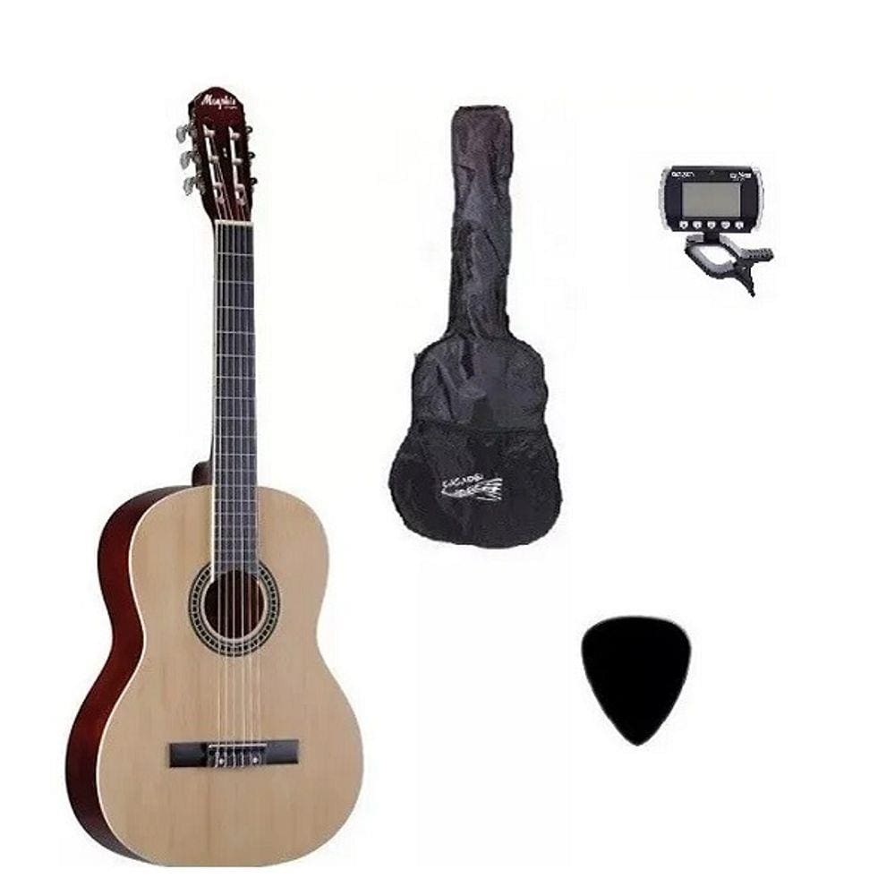 Kit Violão Tagima Memphis Nylon Ac39 Natural