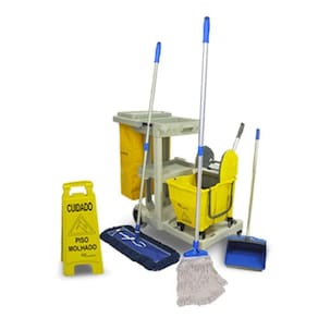 Carro Funcional America com Kit e  Acessórios - Amarelo