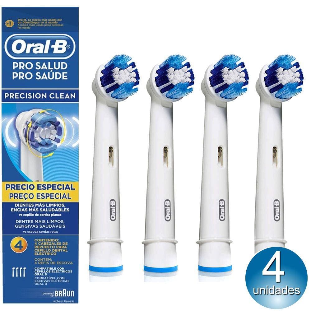 Refil Precision Clean Oral-b Com 4 Unidades - Para Escovas Elétricas Oral-b / Braun