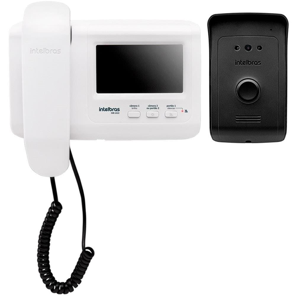 VÍDEO PORTEIRO INTELBRAS IVR 1010 MONITOR 4.3" BRANCO