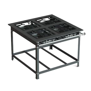 Fogão Industrial 30x30 P7 4 Bocas Baixa Pressão 4 QD - JL Colombo