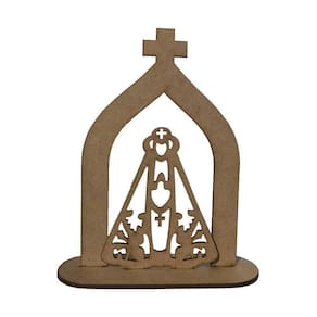 Capelinha Oratório Santa Nossa Senhora Aparecida Mdf Drossi