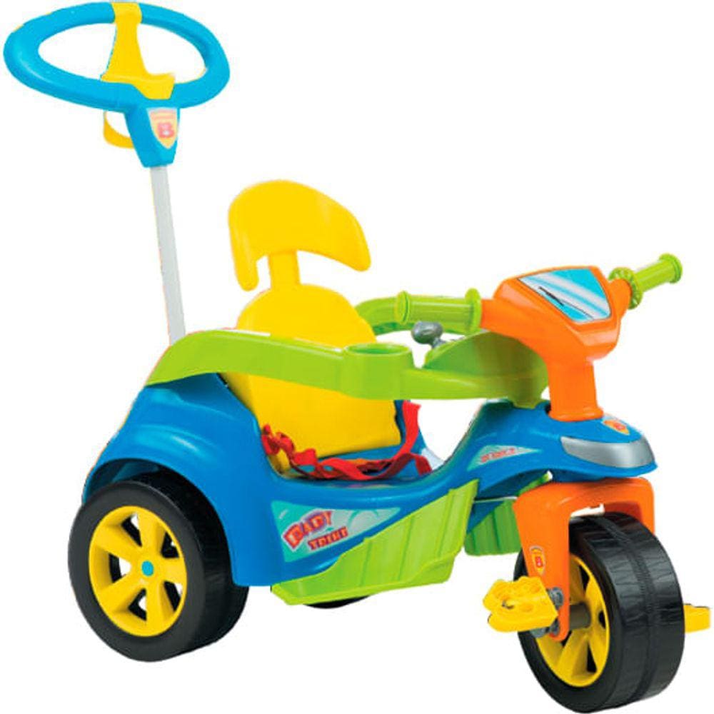 Triciclo Infantil Baby City Pedal e Empurrador Maral Masculino - Velotrol e  Triciclo a Pedal - Magazine Luiza