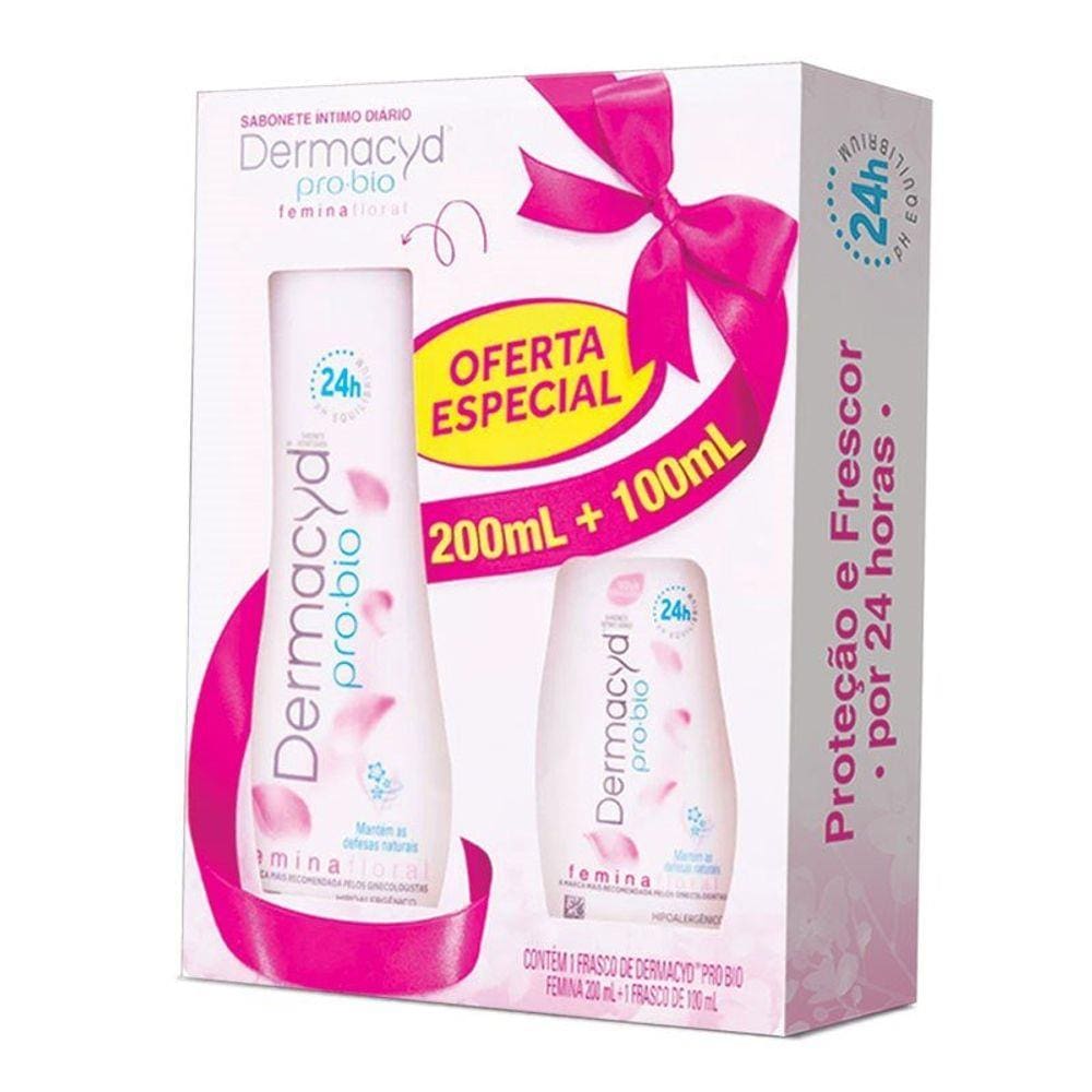Sabonete Líquido Íntimo Dermacyd Femina 200ml + 1,99 Leve Femina 100ml