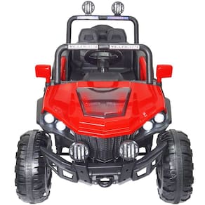 Carro Elétrico 12V Infantil Utv Buggy Controle Som Bluetooth Usb Luzes Vermelho Brinqway BW-085VM