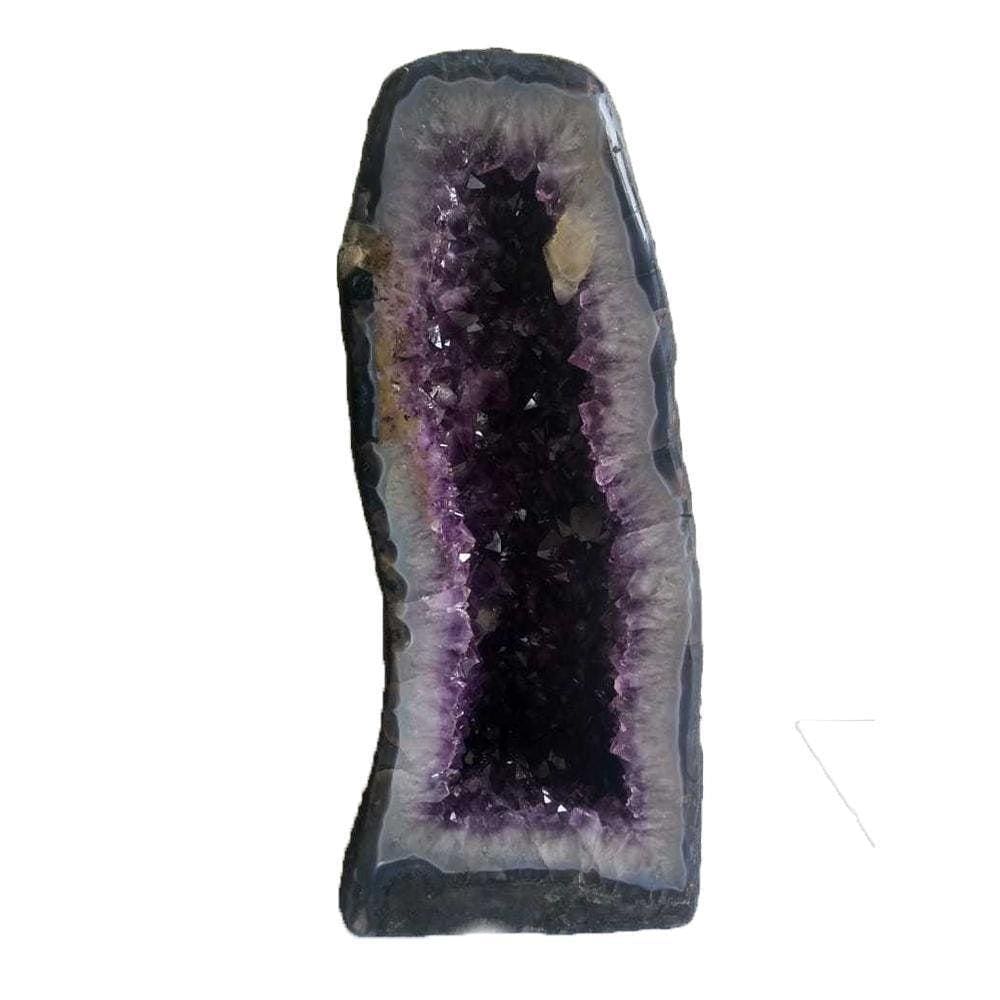 Capela De Ametista Bruta Drusa Pedra Única