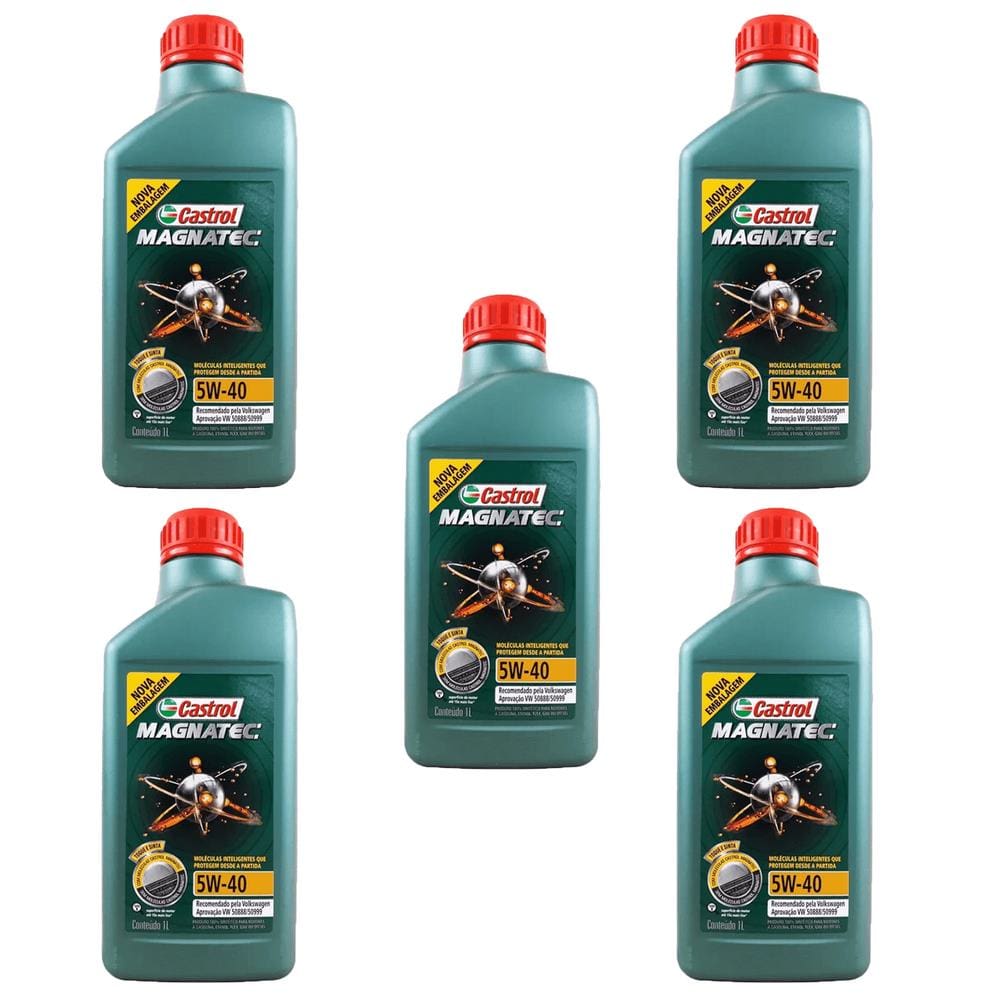 5 Óleo Motor Castrol Magnatec 5w40 508 88 Profissinal
