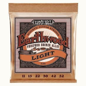 Encordoamento Ernie Ball Violão Aço 011-052 Earthwood Tensão Leve Phosphor Bronze P02148