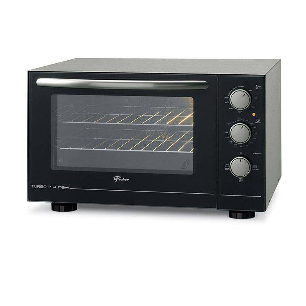 Forno Elétrico De Bancada Fischer 48L Turbo 2.4 Preto 220V