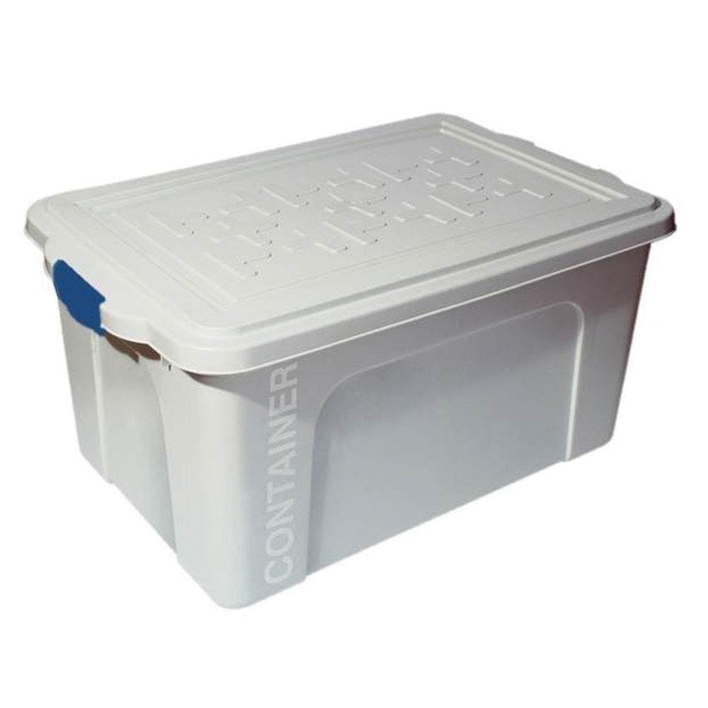 Caixa Organizadora Container 70L Branco 67x43x33,5cm 1 UN Sao Bernardo