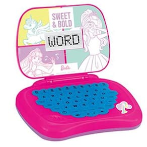 Laptop Infantil Eletrônico - Bilíngue - Barbie - Candide