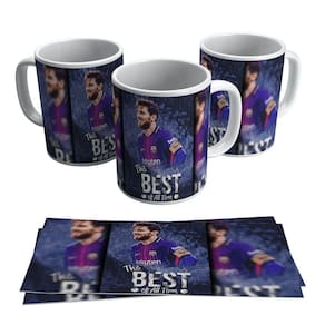 Caneca Messi The Best of All Time Barcelona Argentina Futebol