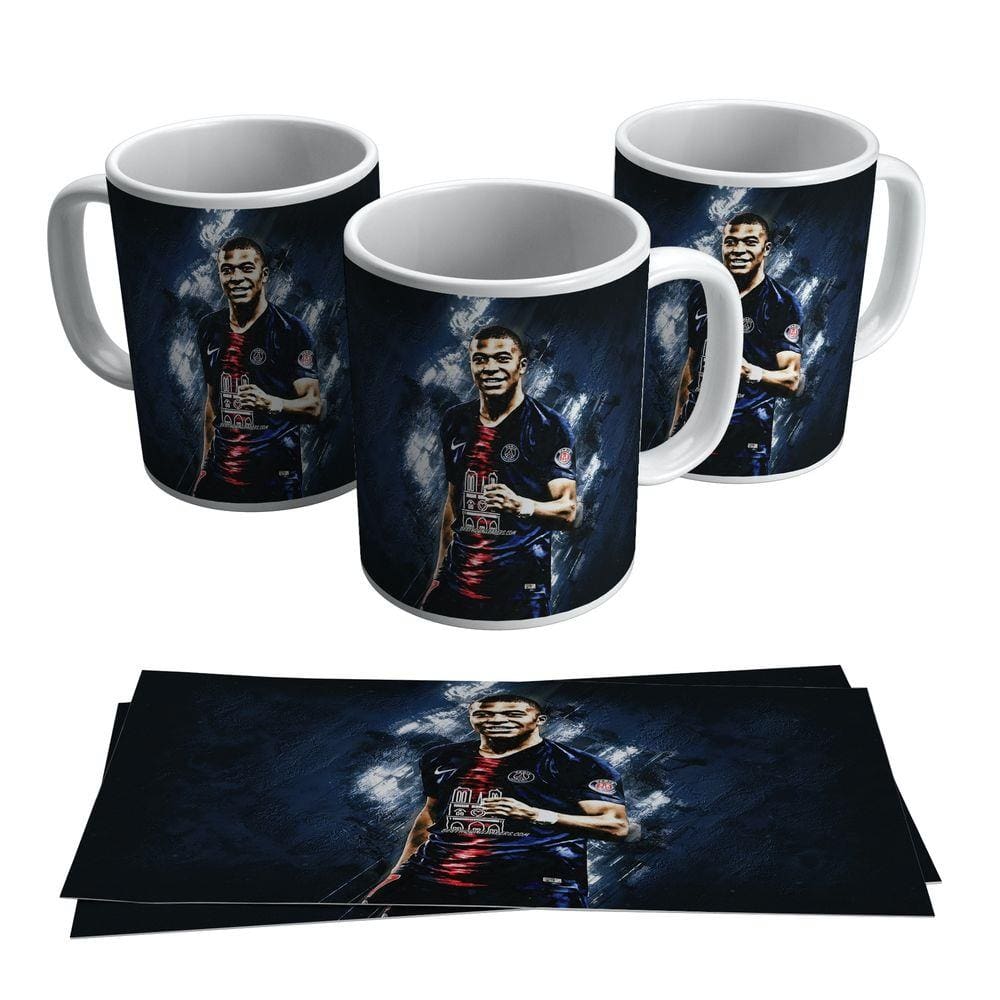 Caneca Mabappé Jogador Psg França Futebol Francês