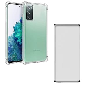 Capa Anti Quedas Galaxy S20 Fe + Película 5D Nano Flexível
