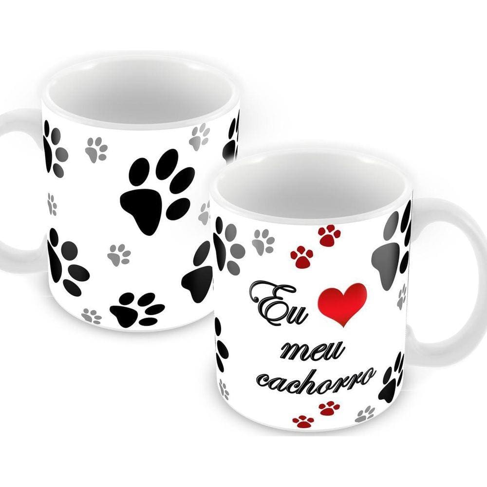 Canecas Personalizadas Eu Amo Meu Cachorro